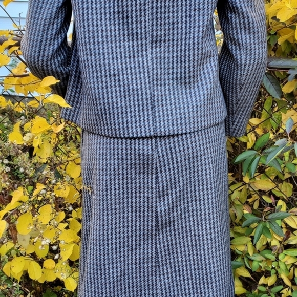 💼📂Vintage Searle houndstooth skirt set 8 - Picture 9 of 14